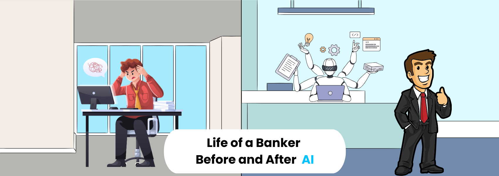 Banking Before and After AI